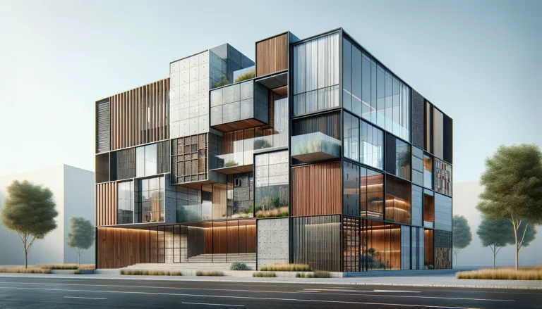 Mixed-Material Facades