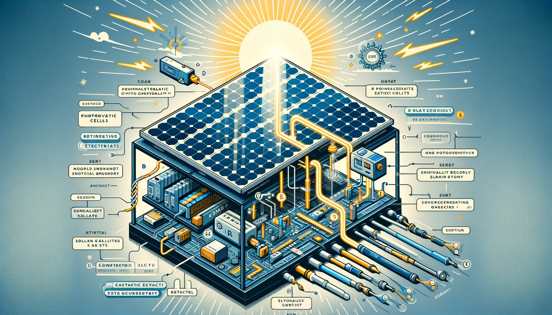 How Solar Panels Convert Sunlight into Electricity - Homes Help