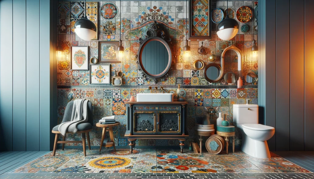 Eclectic Bathroom