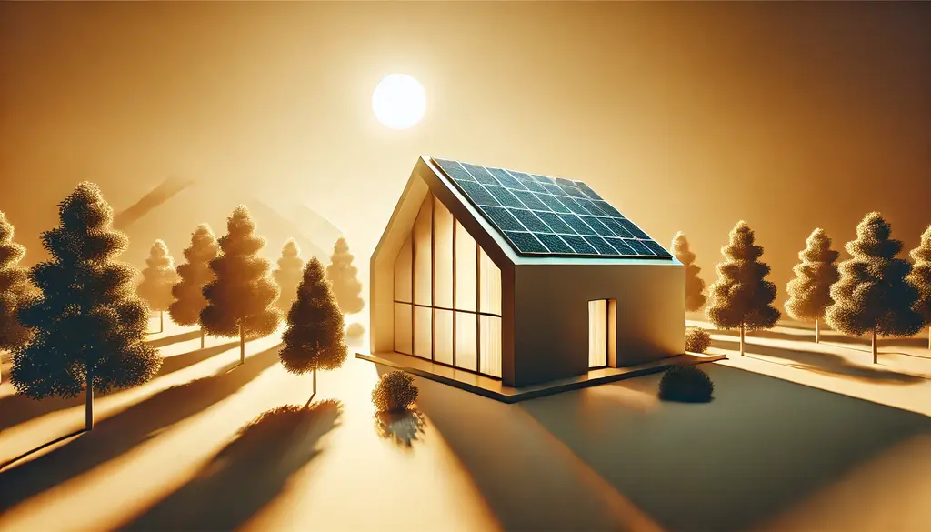 A lonely house with solar panels on the roof - How Many Solar Panels do I Need for My Home