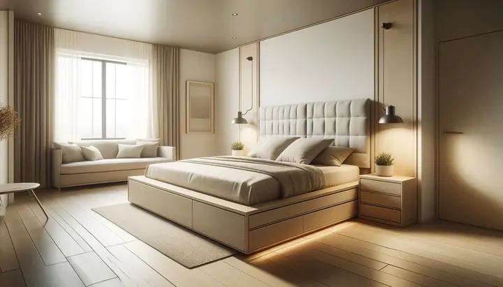 2. Upgrade the Bed Frame for a Focal Point