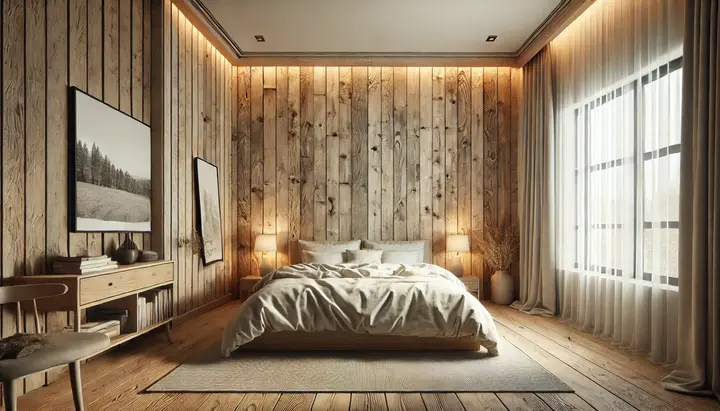 6. Refresh Walls with Wood Paneling