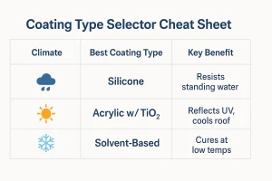 Types of Elastomeric Roof Coatings